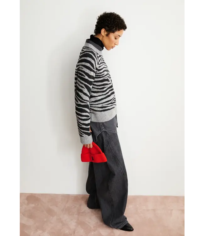 ARMEDANGELS •• Trui LILIRIAA ZEBRARAA | silver/steel-melange