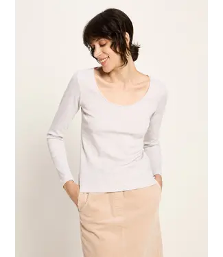 LANIUS •• Long-sleeved shirt | grey melange