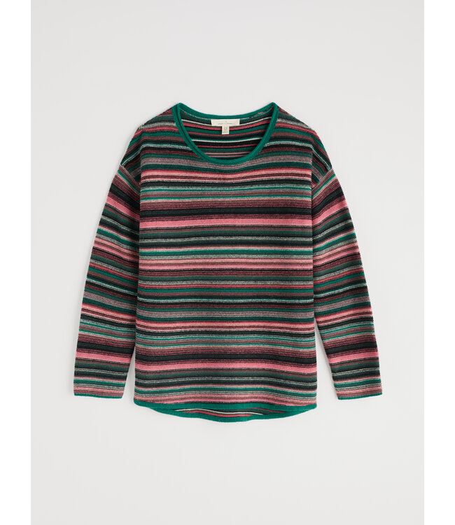 SEASALT CORNWALL •• Gestreepte trui Fruity | Ripple Marks Squash Multi