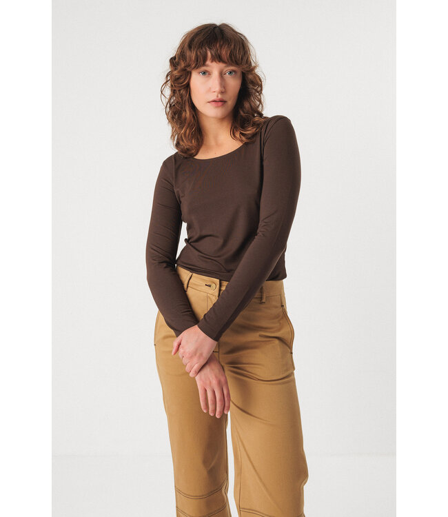 SKFK •• ZUR-7 T-SHIRT | Dark Brown