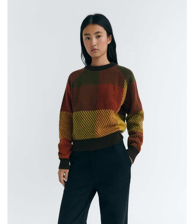 THINKING MU •• Creek Nur Knitted Sweater
