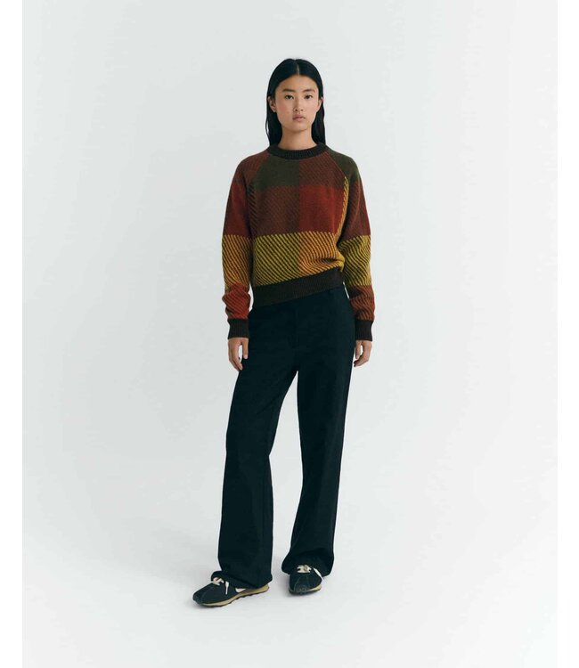 THINKING MU •• Creek Nur Knitted Sweater