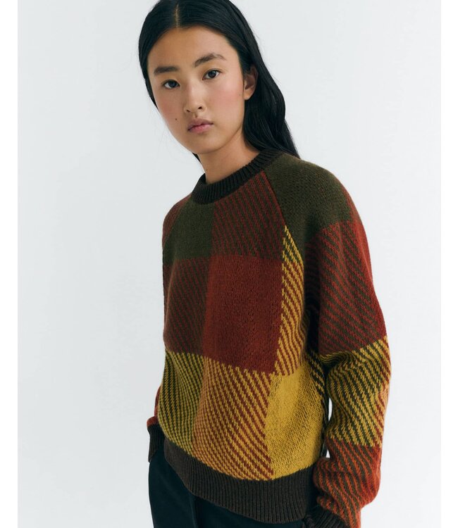 THINKING MU •• Creek Nur Knitted Sweater