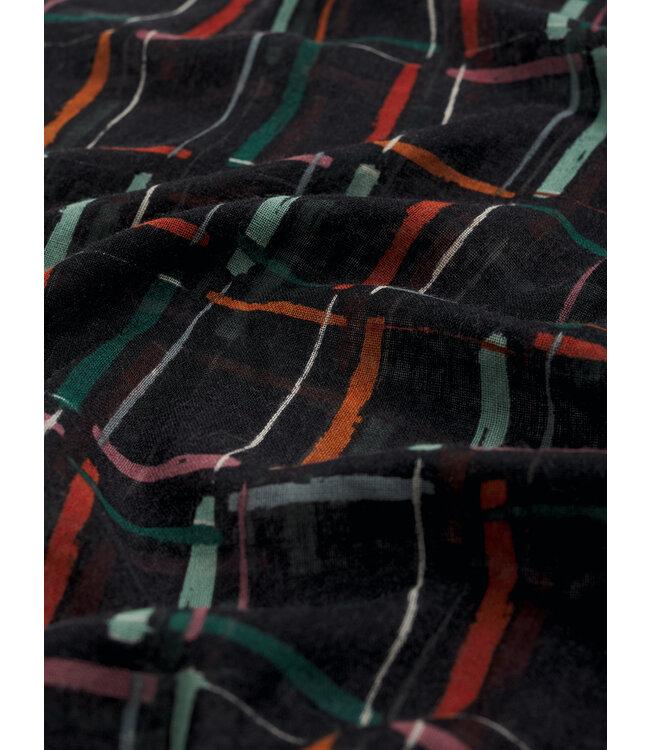 SEASALT CORNWALL •• Pretty Circle Scarf | Rock Check Onyx