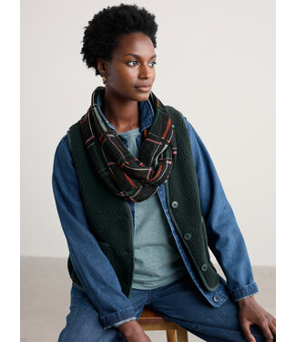 SEASALT CORNWALL •• Pretty Circle Scarf | Rock Check Onyx