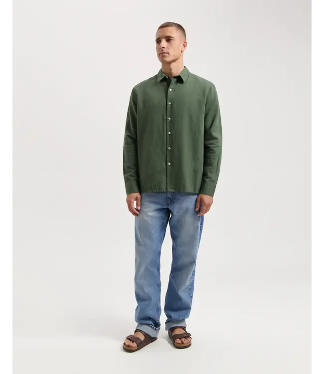 KUYICHI •• Milan Shirt | Moss Green