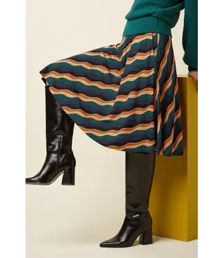 KING LOUIE •• Serena Skirt Razzle | Dragonfly Green