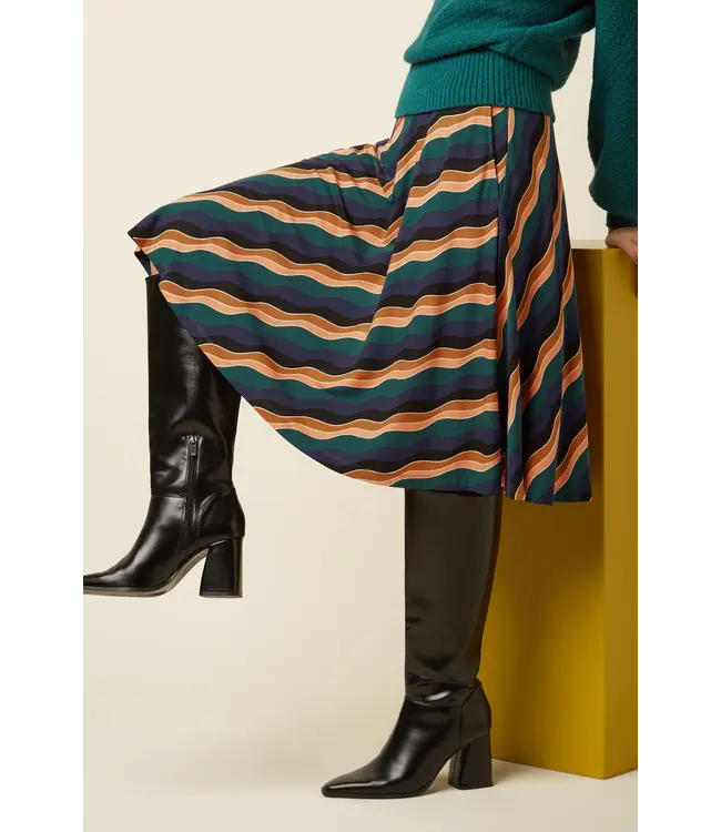 KING LOUIE •• Serena Skirt Razzle | Dragonfly Green