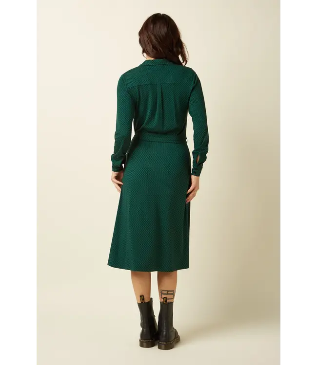 KING LOUIE •• Lola Dress Piper | Botanical Green