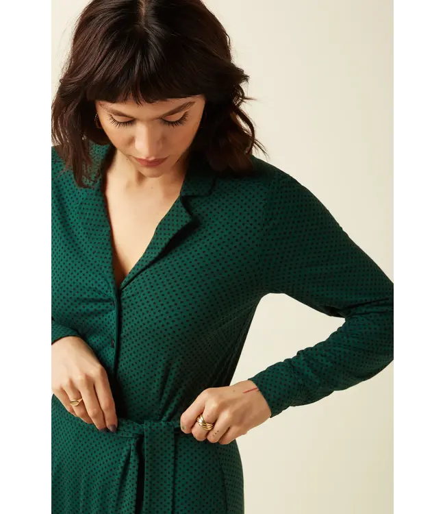 KING LOUIE •• Lola Dress Piper | Botanical Green