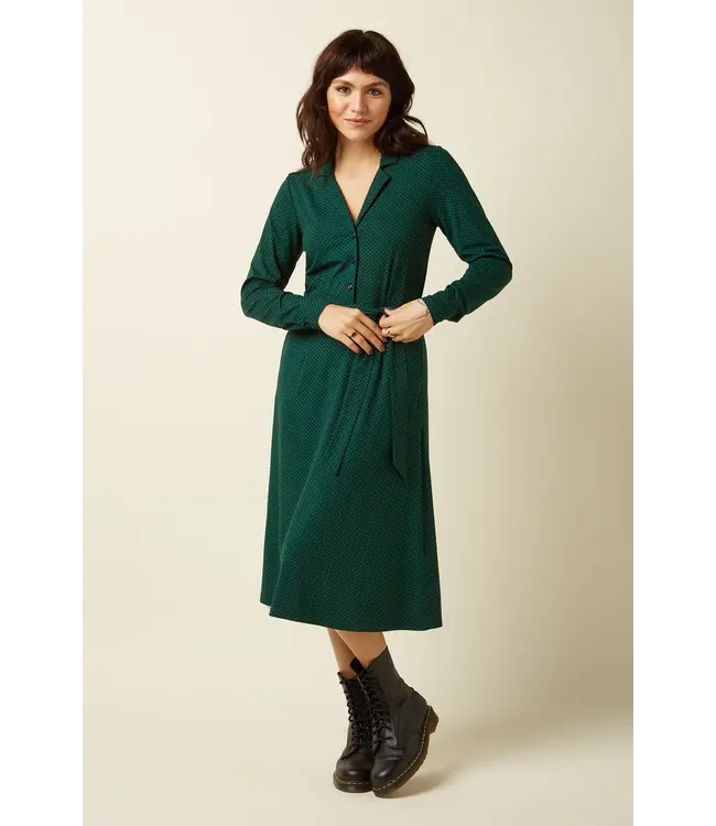 KING LOUIE •• Lola Dress Piper | Botanical Green