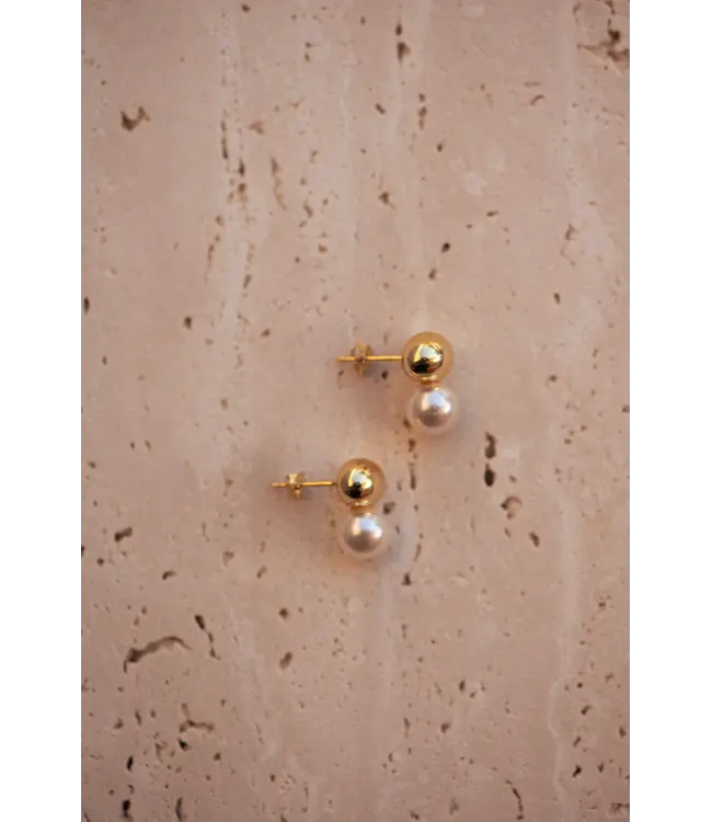 JULES BEAN •• Oorbellen | Lea | Zilver of Goud