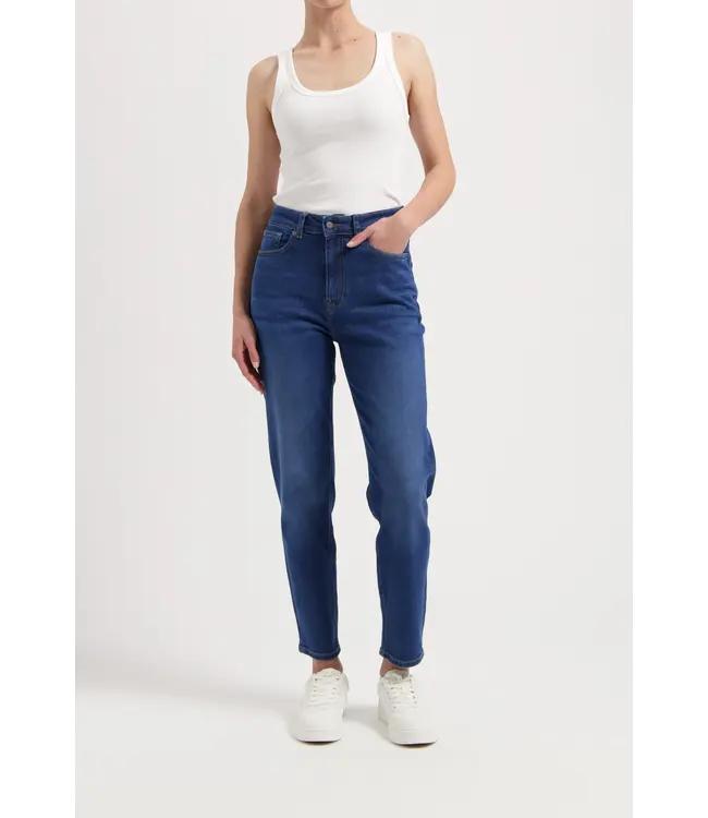 MUD Jeans •• Jeans Mams High Tapered | Stone Indigo