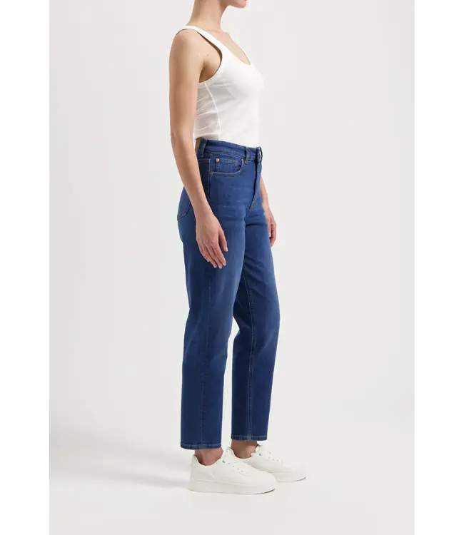 MUD Jeans •• Jeans Mams High Tapered | Stone Indigo