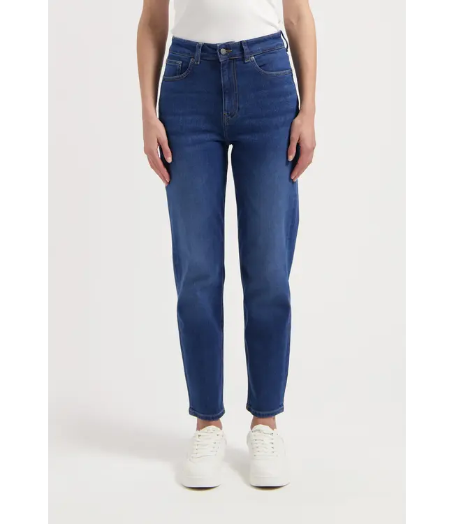 MUD Jeans •• Jeans Mams High Tapered | Stone Indigo