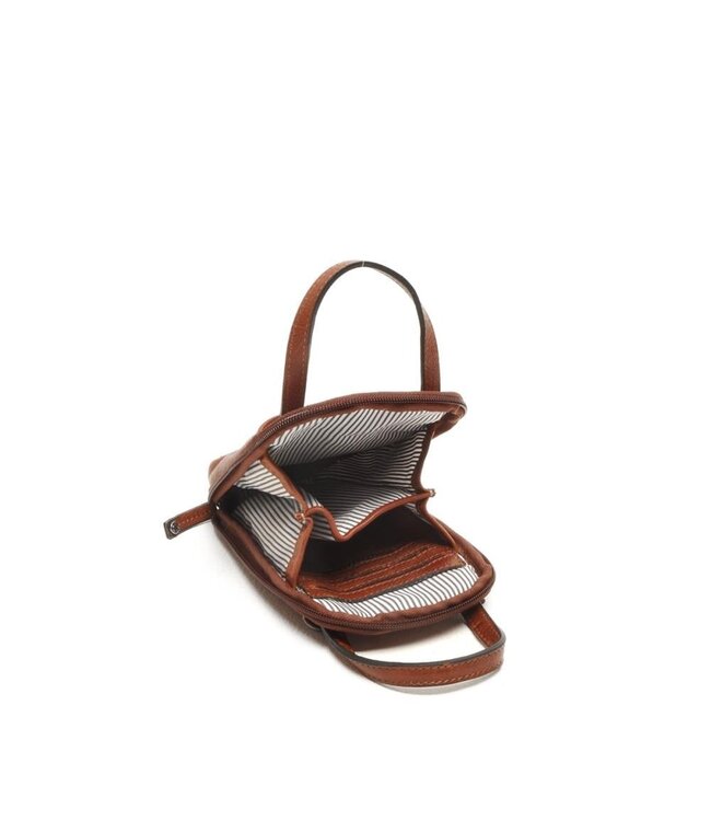 Berba •• Leren telefoontasje Lucca | Brandy