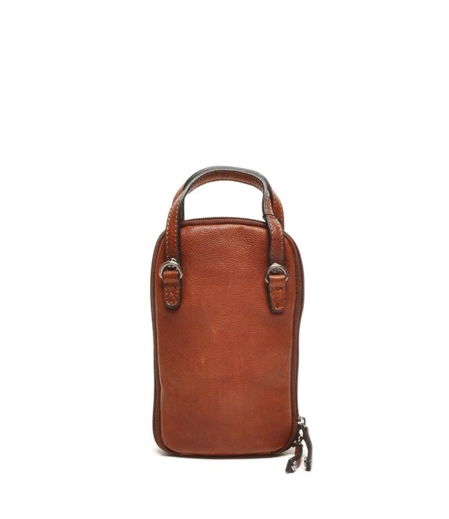 Berba •• Leren telefoontasje Lucca | Brandy