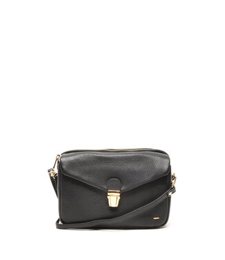 Berba •• Leren crossbody bag avignon | Zwart
