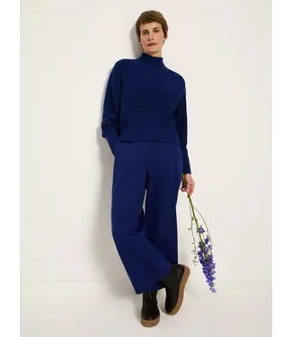 LANIUS •• Chunky knit sweater | Purple Blue