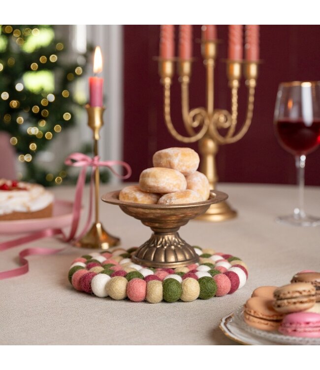 SJAAL MET VERHAAL  •• Onderzetter VB Rond | Mistletoe Dreams