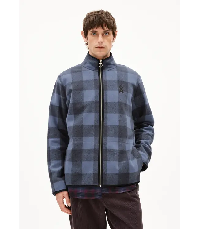 ARMEDANGELS •• FLEECE JACKET FLAABO | NIGHTSHADOW