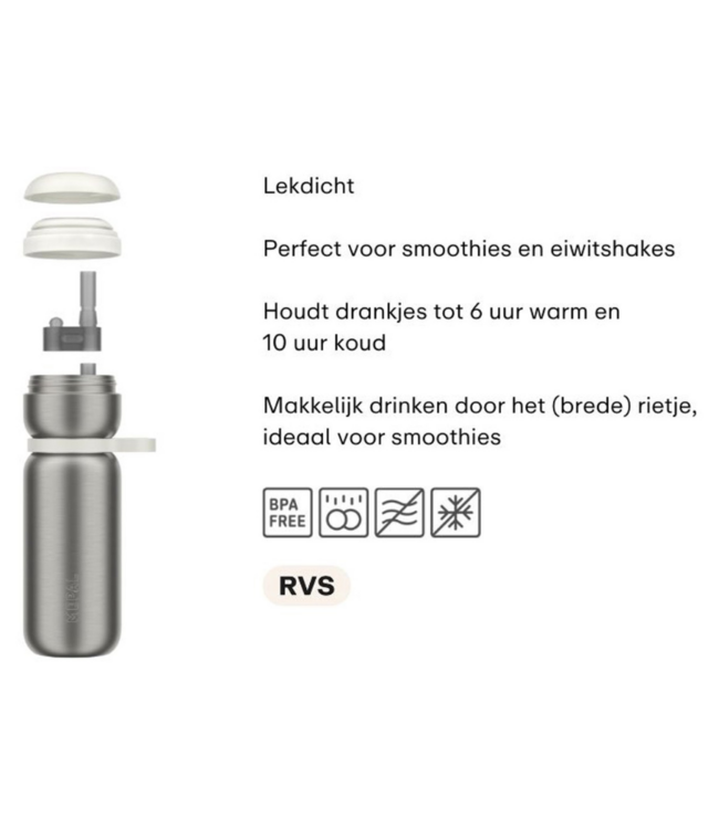 •• Thermosfles Twist | Mountain Red | 600ml