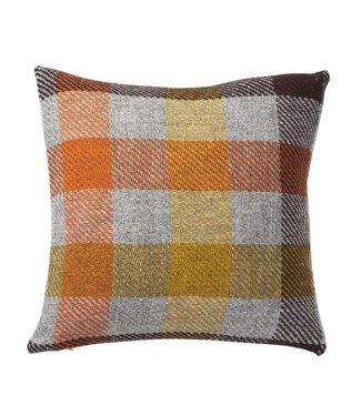 KLIPPAN PLAIDS •• Wollen Kussenhoes Gotland | Yellow