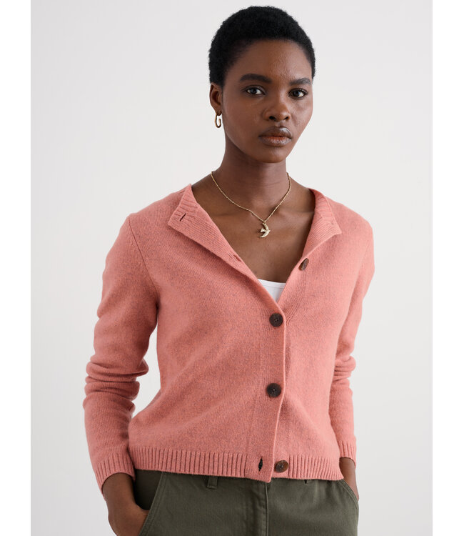 SEASALT CORNWALL •• Tern Tide Cardigan | Dusty Rose