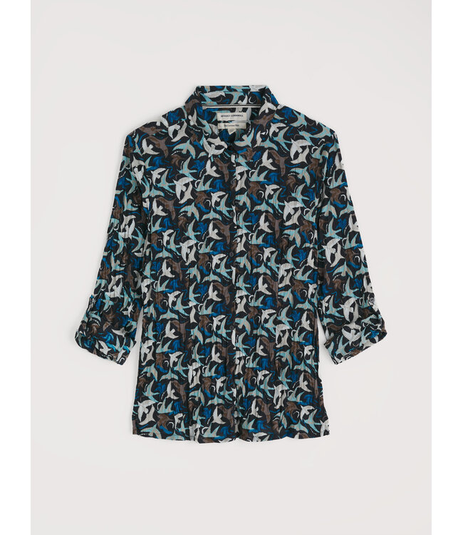 SEASALT CORNWALL •• Blouse Larissa | Swooping Birds Onyx