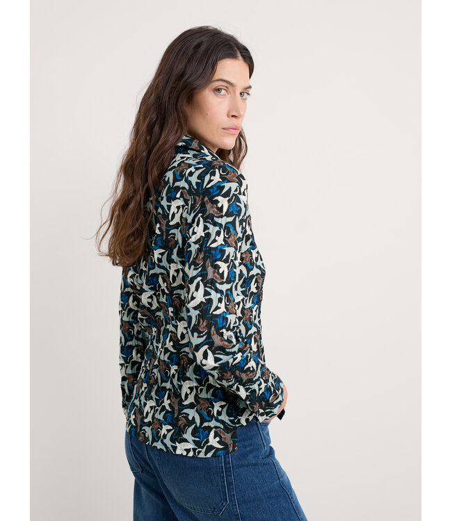 SEASALT CORNWALL •• Blouse Larissa | Swooping Birds Onyx