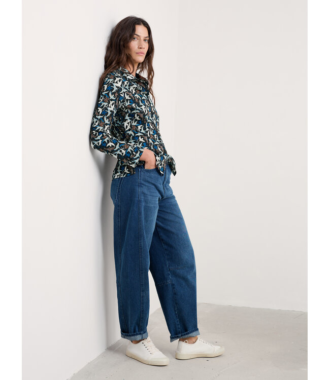 SEASALT CORNWALL •• Blouse Larissa | Swooping Birds Onyx