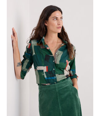 SEASALT CORNWALL •• Blouse Larissa | Aerial Field Coppice