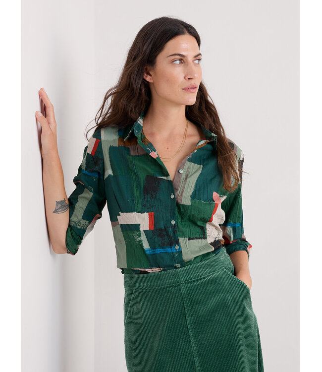 SEASALT CORNWALL •• Blouse Larissa | Artist Camellia Red Sail