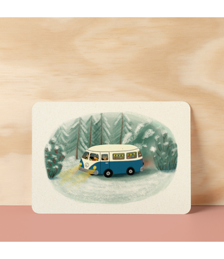 Illu-ster •• Ansichtkaart | Winter Trip