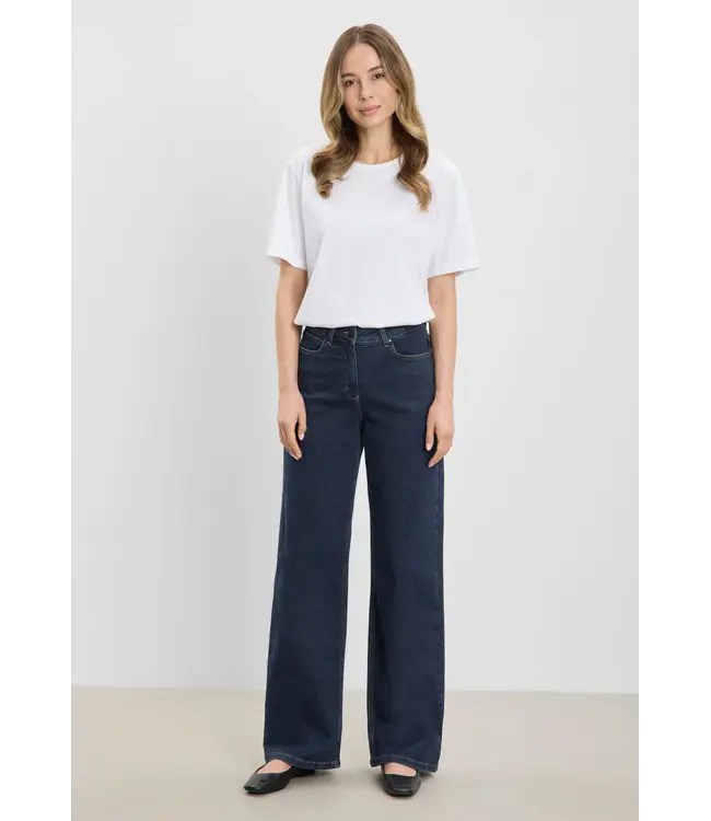 LAURIE •• Carol Loose | Medium Length | Dark Blue Denim