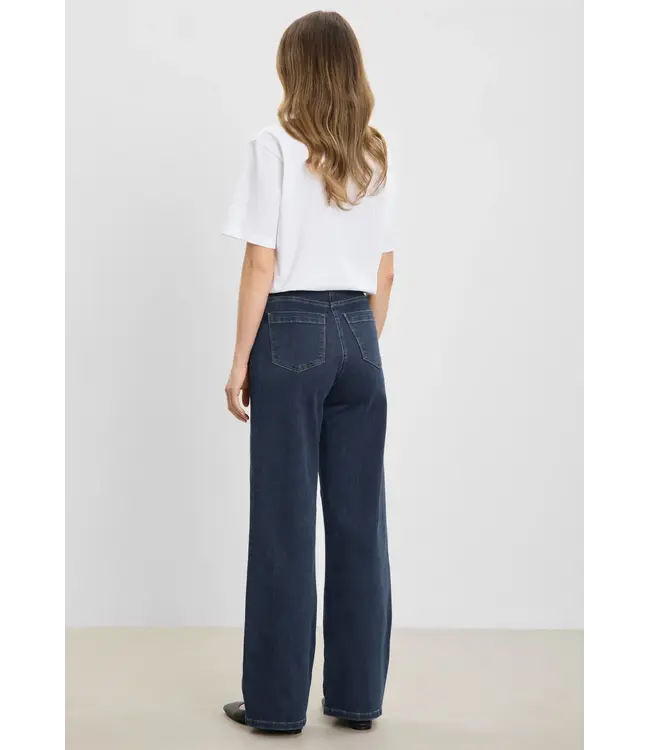 LAURIE •• Carol Loose | Medium Length | Dark Blue Denim