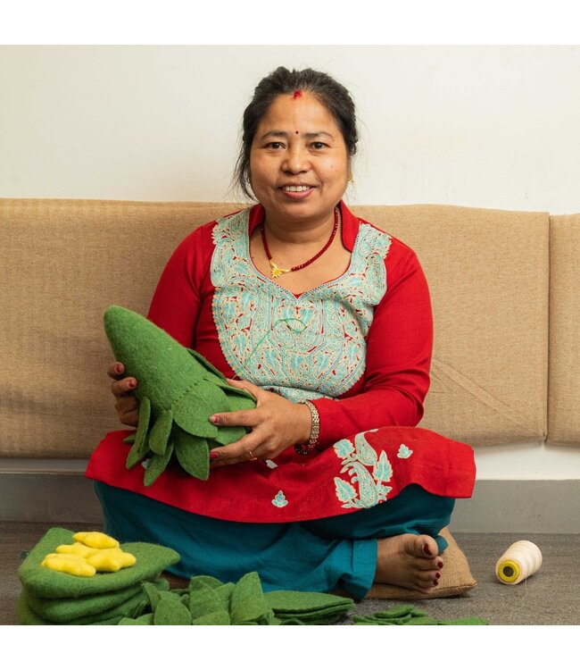 SJAAL MET VERHAAL  •• Decoratie Kerstboom | Groen Multicolor