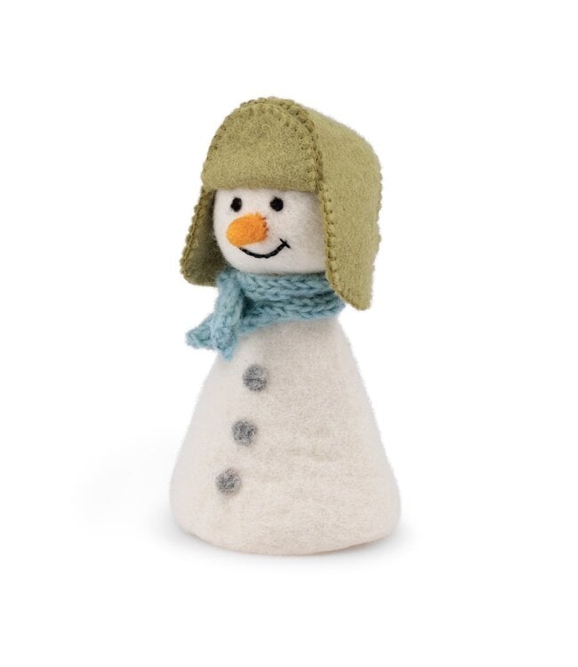 SJAAL MET VERHAAL  •• Decoratie Sneeuwpop | Winterwonderland