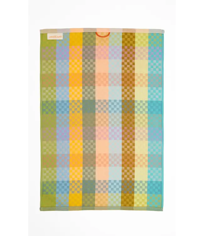 FOEKJE FLEUR •• Tea towel #87A | Checkered Check