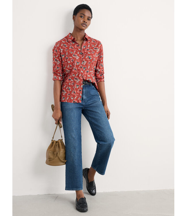 SEASALT CORNWALL •• Blouse Larissa | Artist Camellia Red Sail