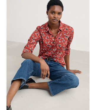 SEASALT CORNWALL •• Blouse Larissa | Artist Camellia Red Sail
