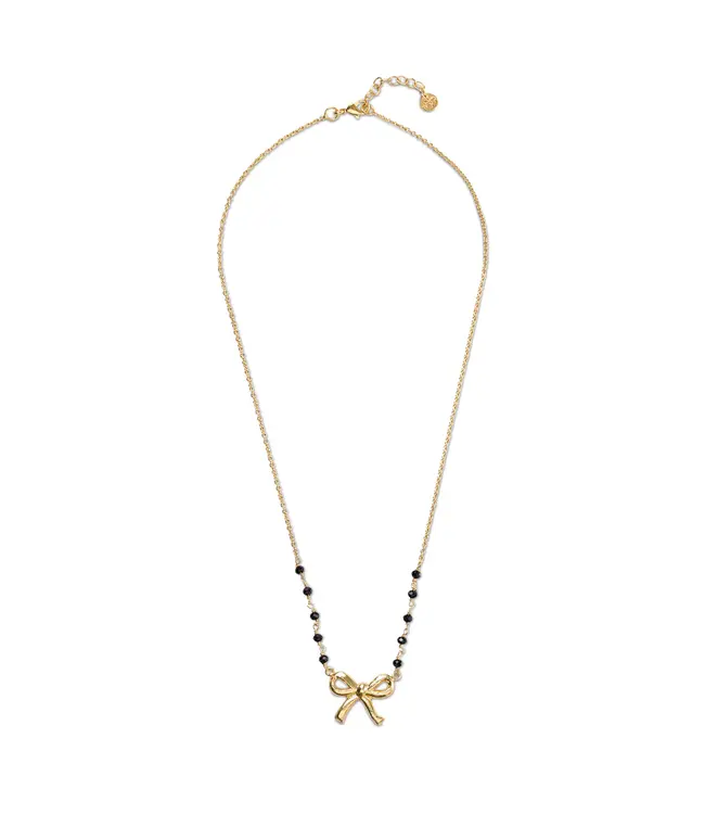 A BEAUTIFUL STORY •• Desiring Black Onyx Necklace GP