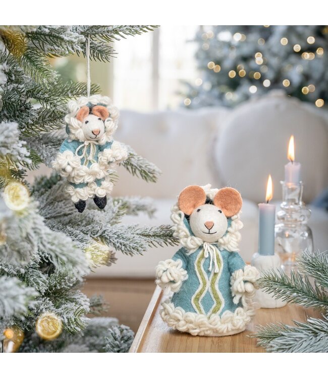 SJAAL MET VERHAAL  •• Decoratie Muis Eskimuis