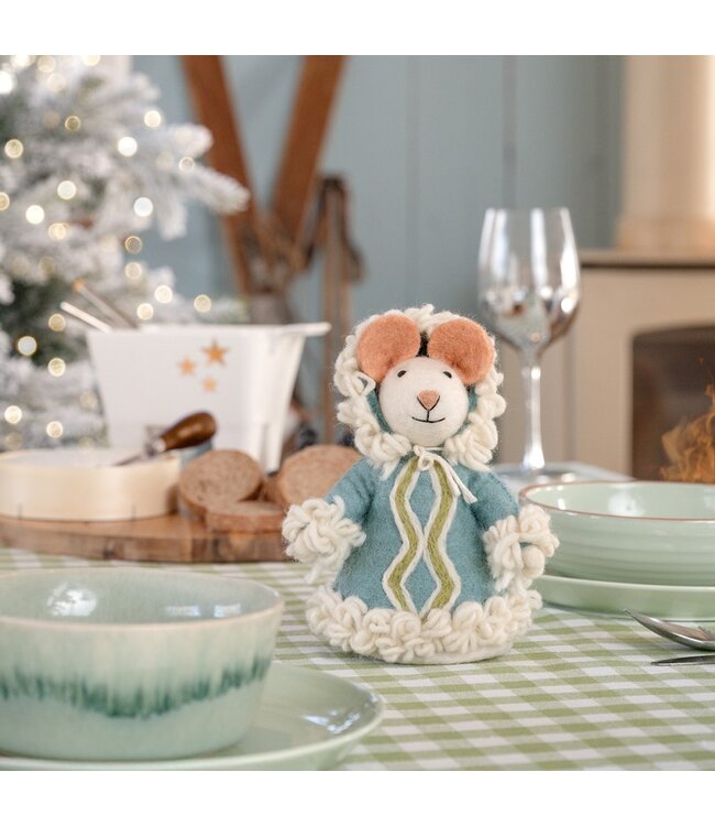 SJAAL MET VERHAAL  •• Decoratie Muis Eskimuis