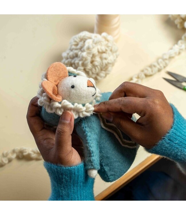 SJAAL MET VERHAAL  •• Decoratie Muis Eskimuis