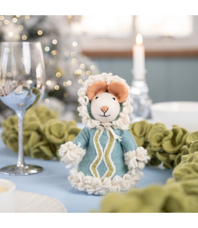 SJAAL MET VERHAAL  •• Decoratie Muis Eskimuis