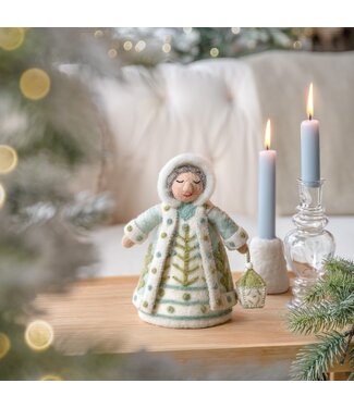 SJAAL MET VERHAAL  •• Decoratie Winterkoningin