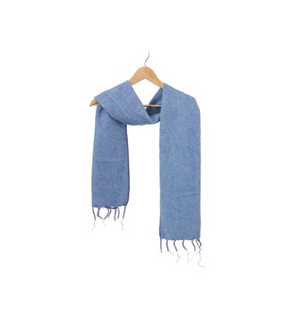 SJAAL MET VERHAAL  •• Kleine Sjaal Lavendelblauw