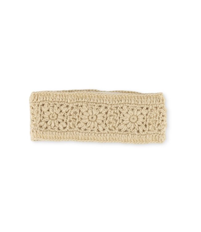 SJAAL MET VERHAAL  •• Haarband Granny Square Beige