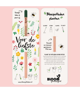 Bloom •• Bloeipotlood-sleeve LIEFSTE
